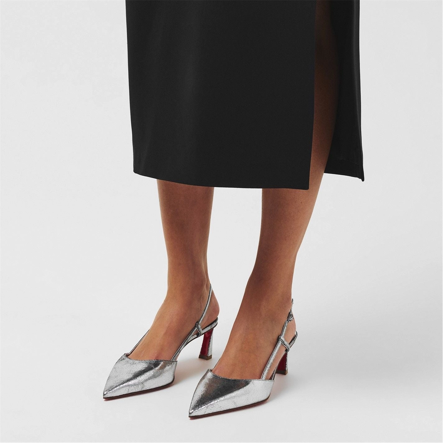 High Heels 3d Model Christian Louboutin  Condoroline 55Mm Heels Silver