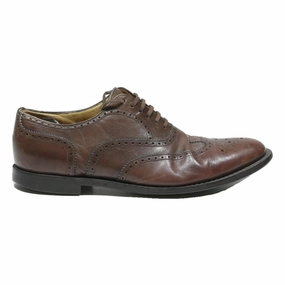 Brogue Shoes Australia CHURCH'S Mens Classic Brogue Leather Shoes Brown UK 8.5 Formal Smartwear