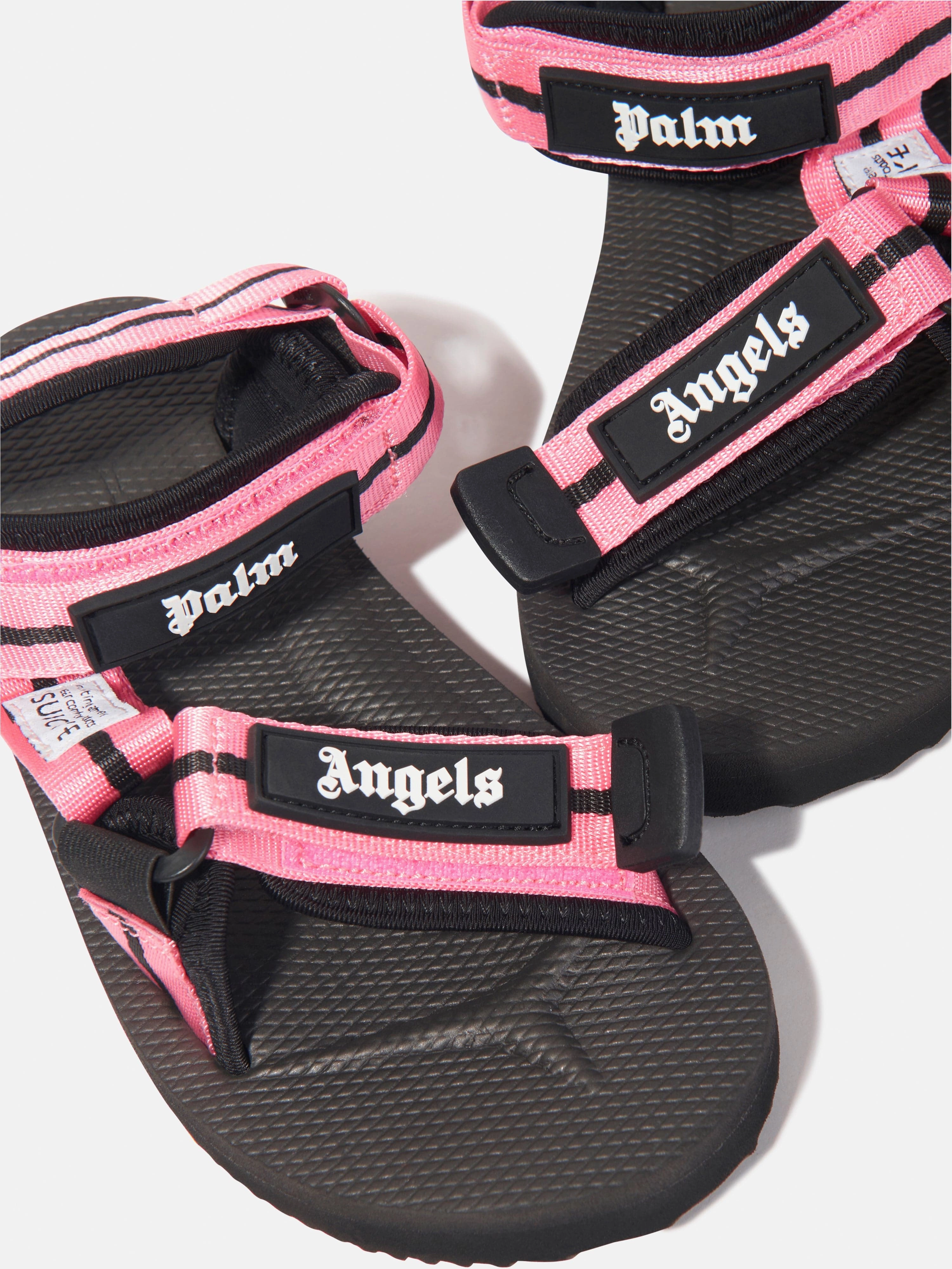 Crochet Baby Sandals Free Pattern Palm Angels Girls PA X Suicoke Depa-2 Sandals in Pink