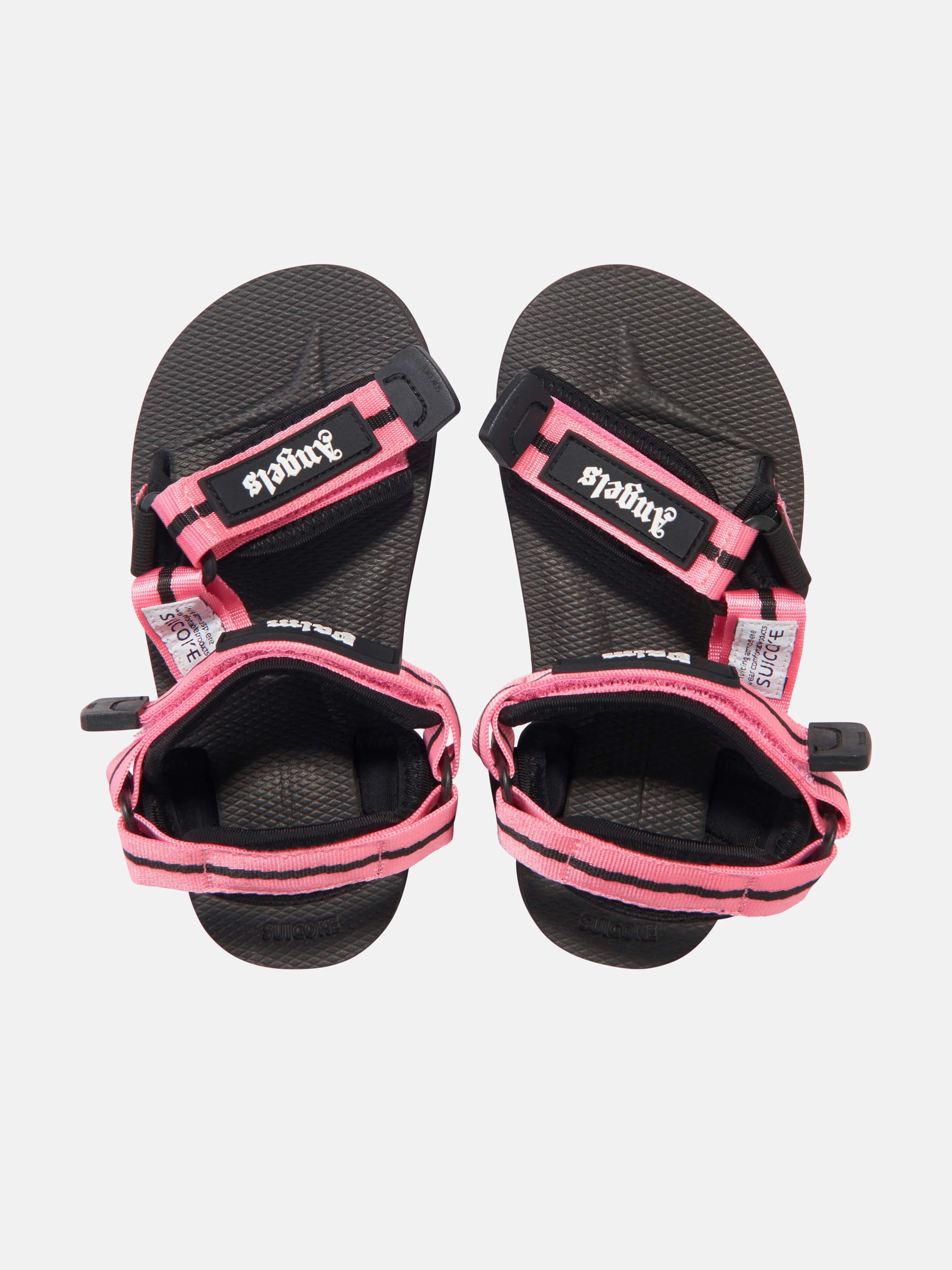 Palm Angels Girls PA X Suicoke Depa-2 Sandals in Pink Sandals Grande St Lucian Spa & Beach Resort