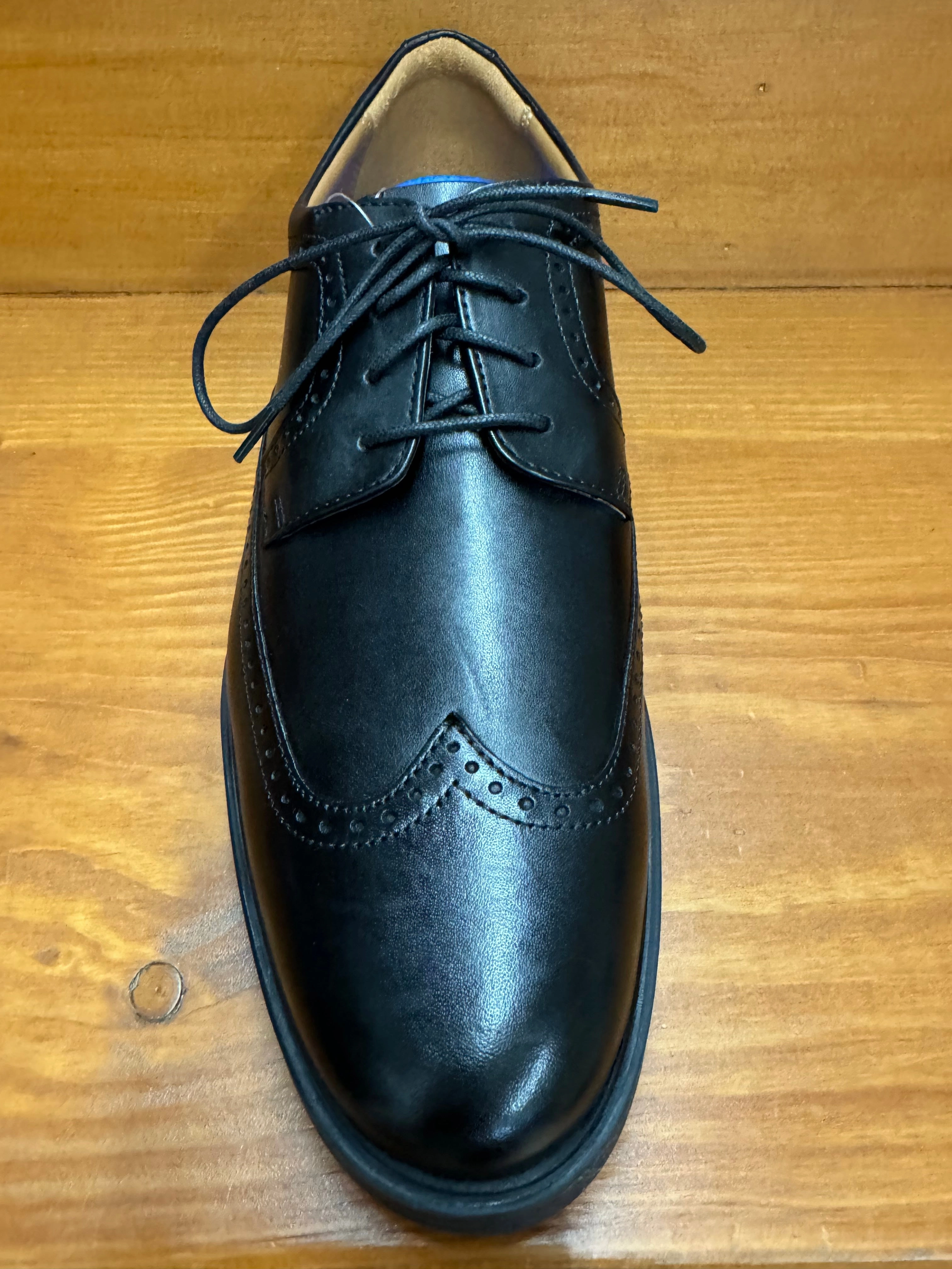 Clarks Whiddon Wing Tip Black Leather 26158009