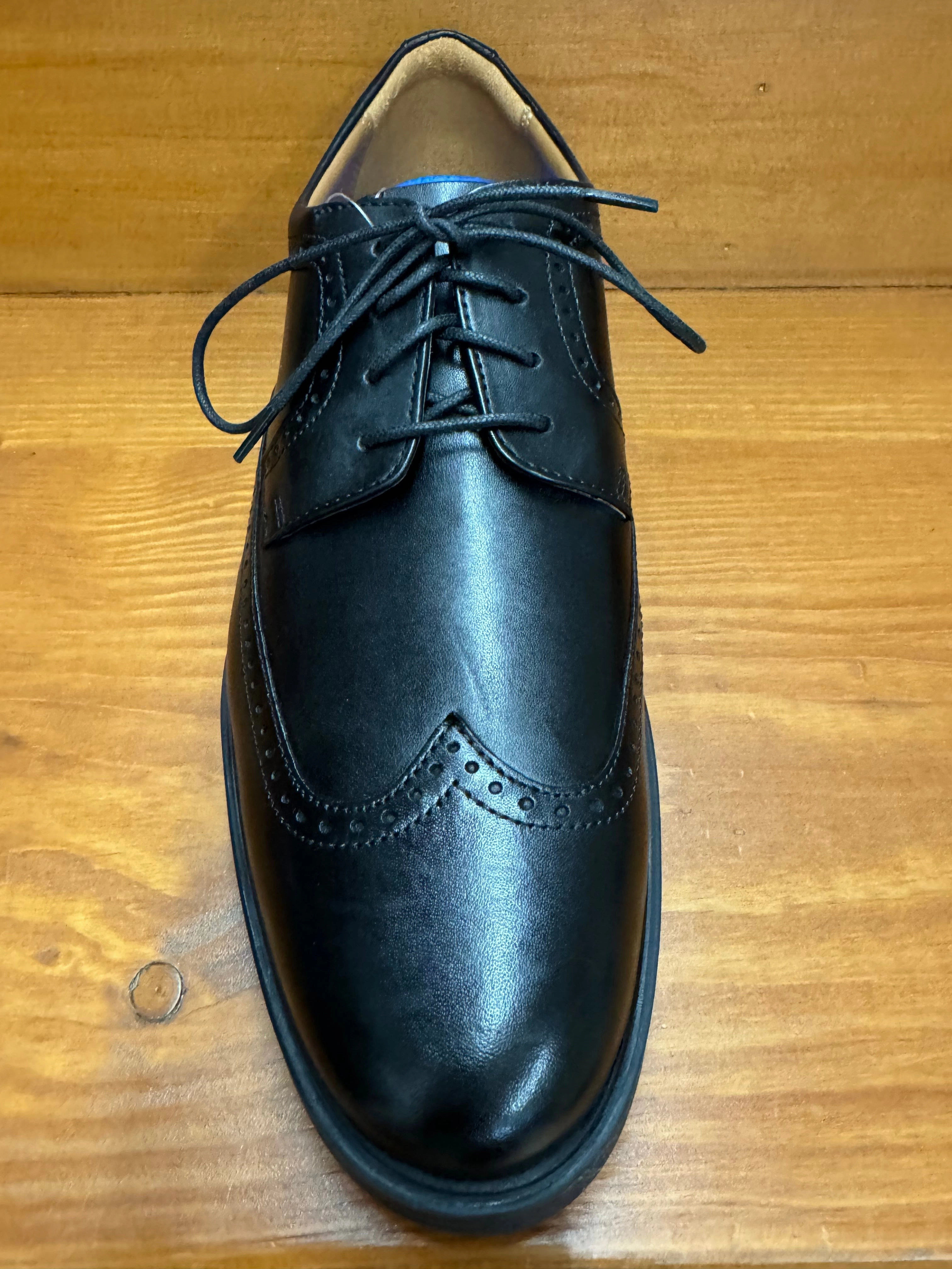 Clarks Whiddon Wing Tip Black Leather 26158009