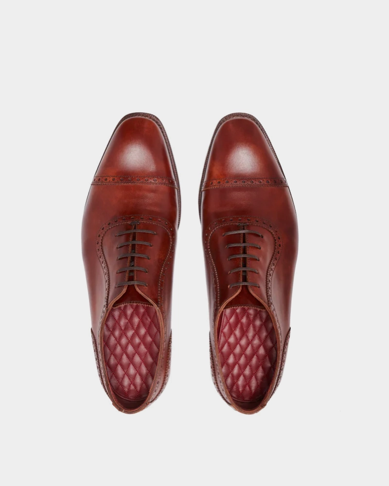 Museum Cognac Brogue Oxford Dress Shoe Miz Mooz Oxfords