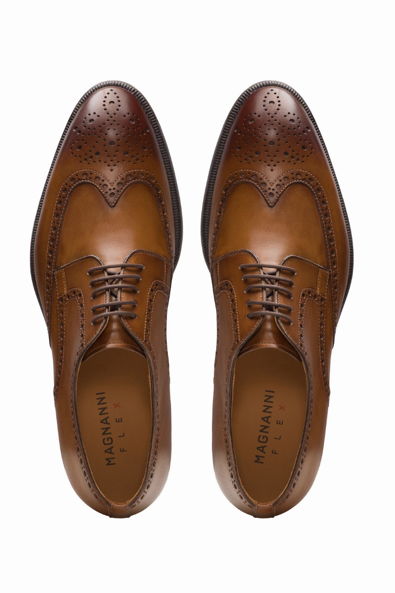 Lace Up Moccasin Shoes Heyward Wingtip Derby Shoes