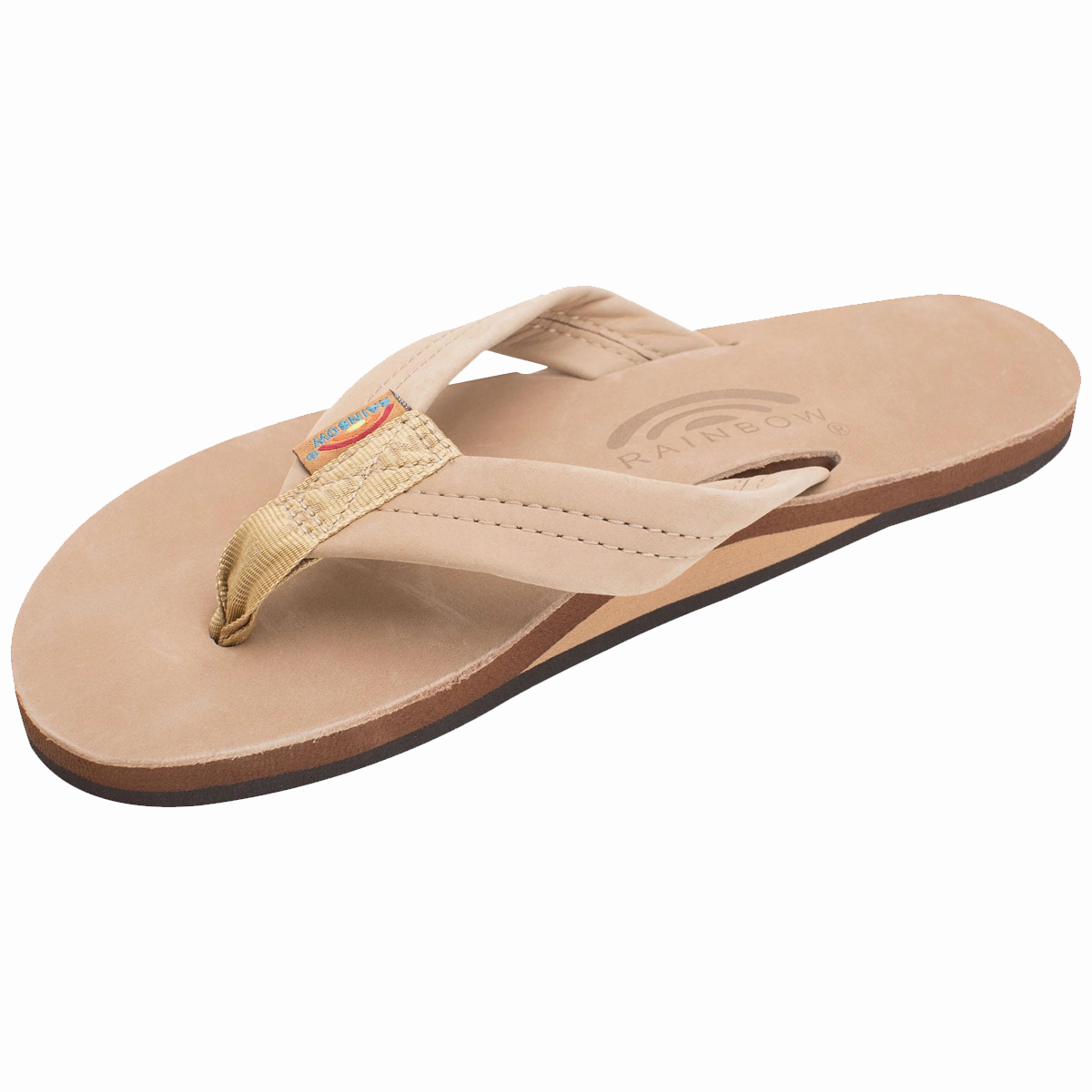 Women's Premier Leather Single Wide Strap Amazon Orthopedic Flip Flops
