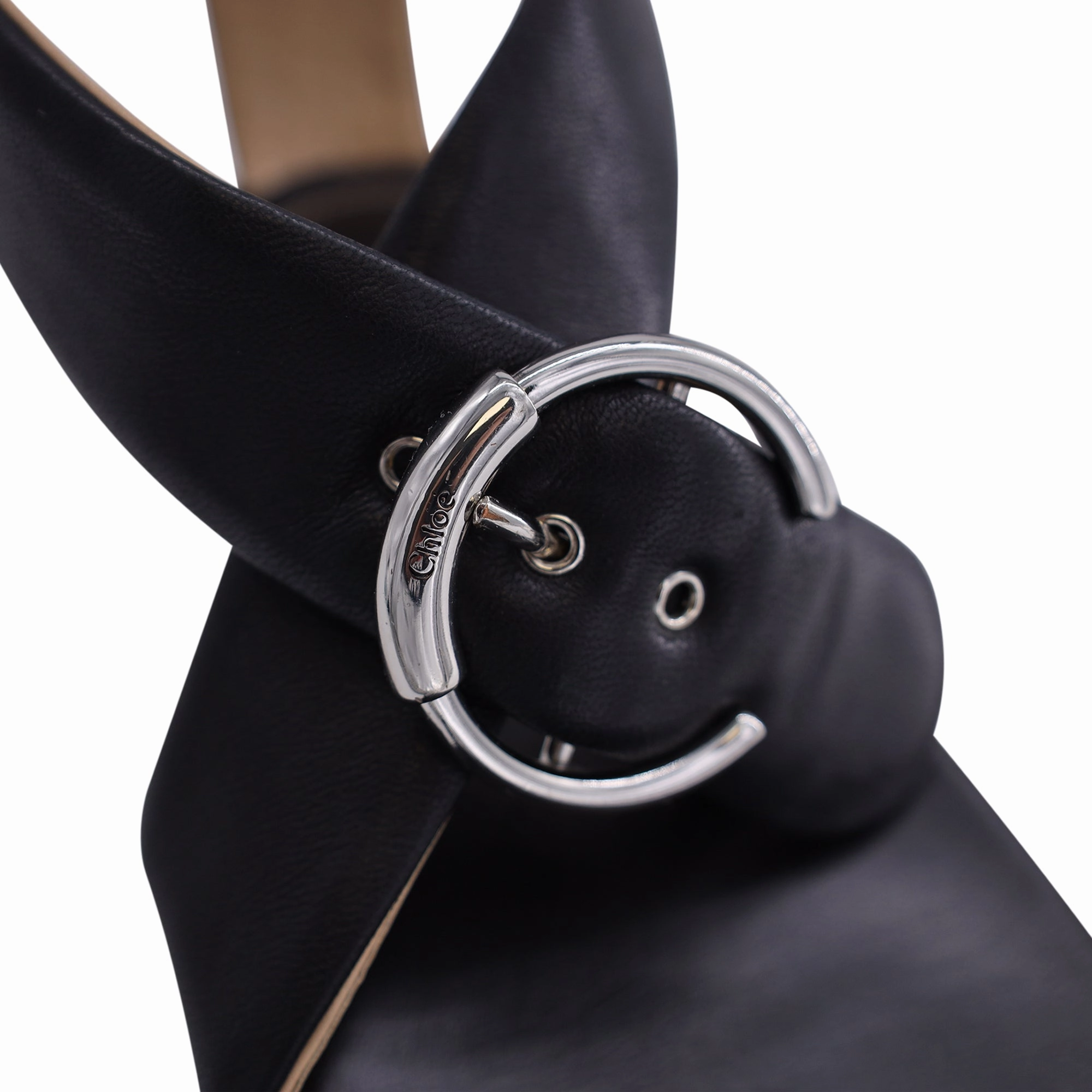 Tide Sandals Chlo?? Roy Flat Sandals In Black Leather