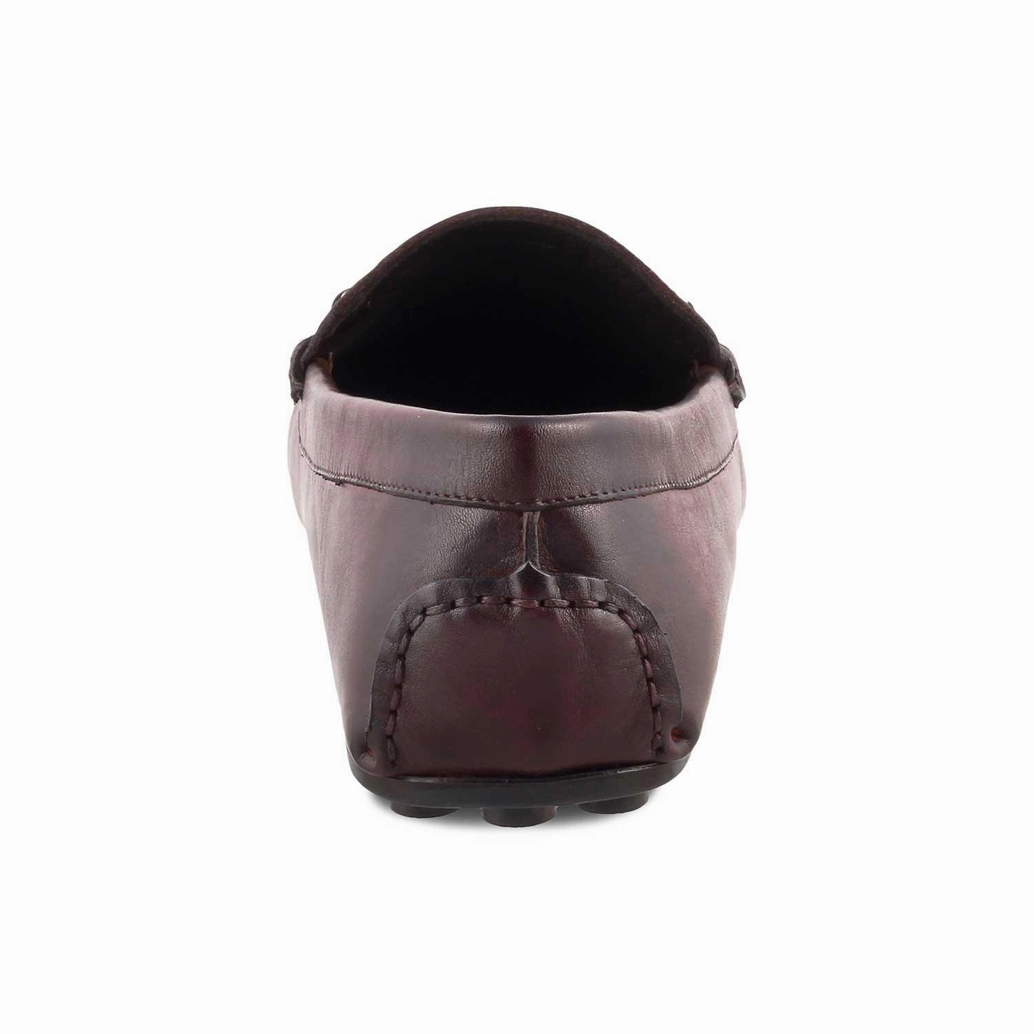 Driving Loafers The Cecomf Brown Men's Leather Driving Loafers Tresmode