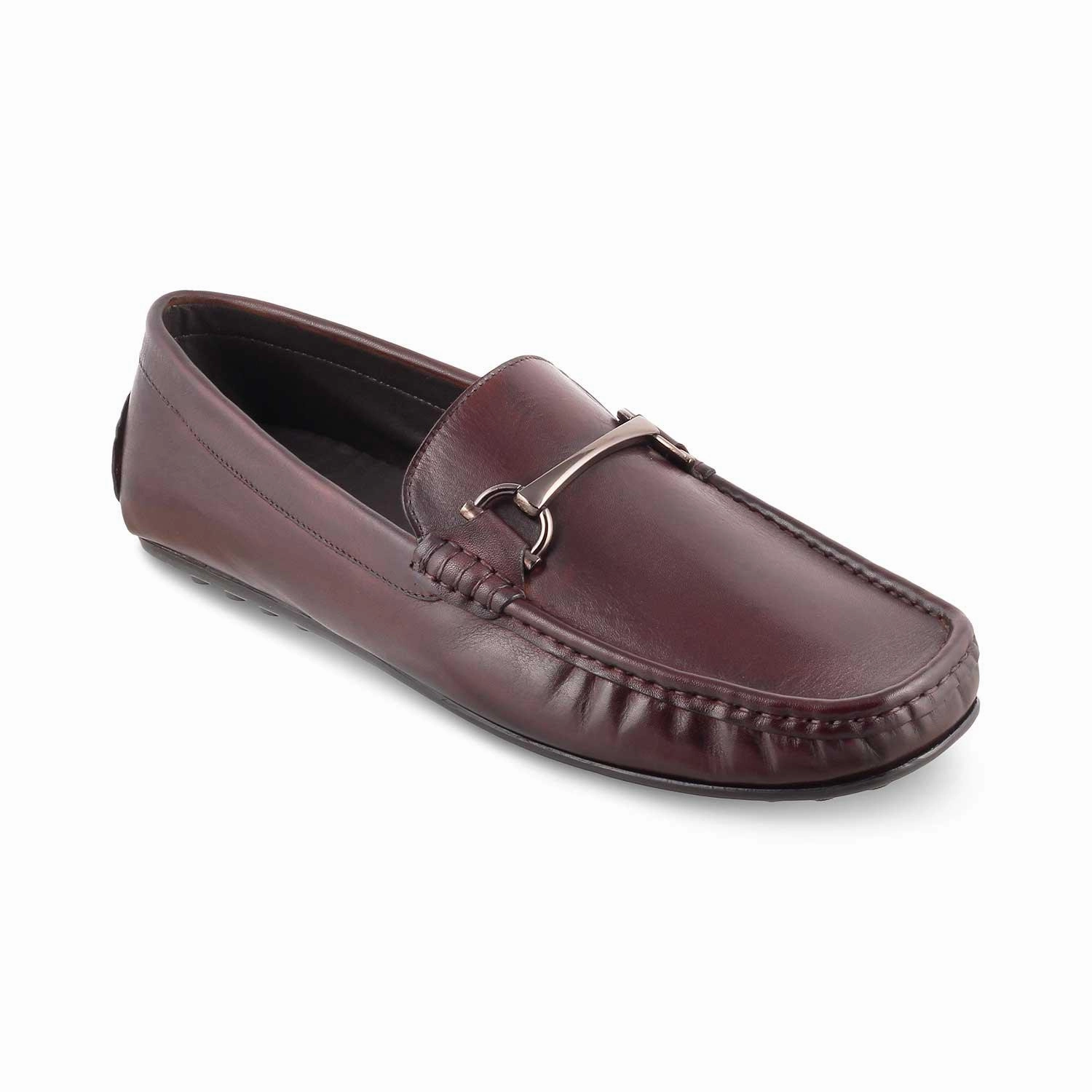 The Cecomf Brown Men's Leather Driving Loafers Tresmode Most Comfortable Loafers For Wide Feet