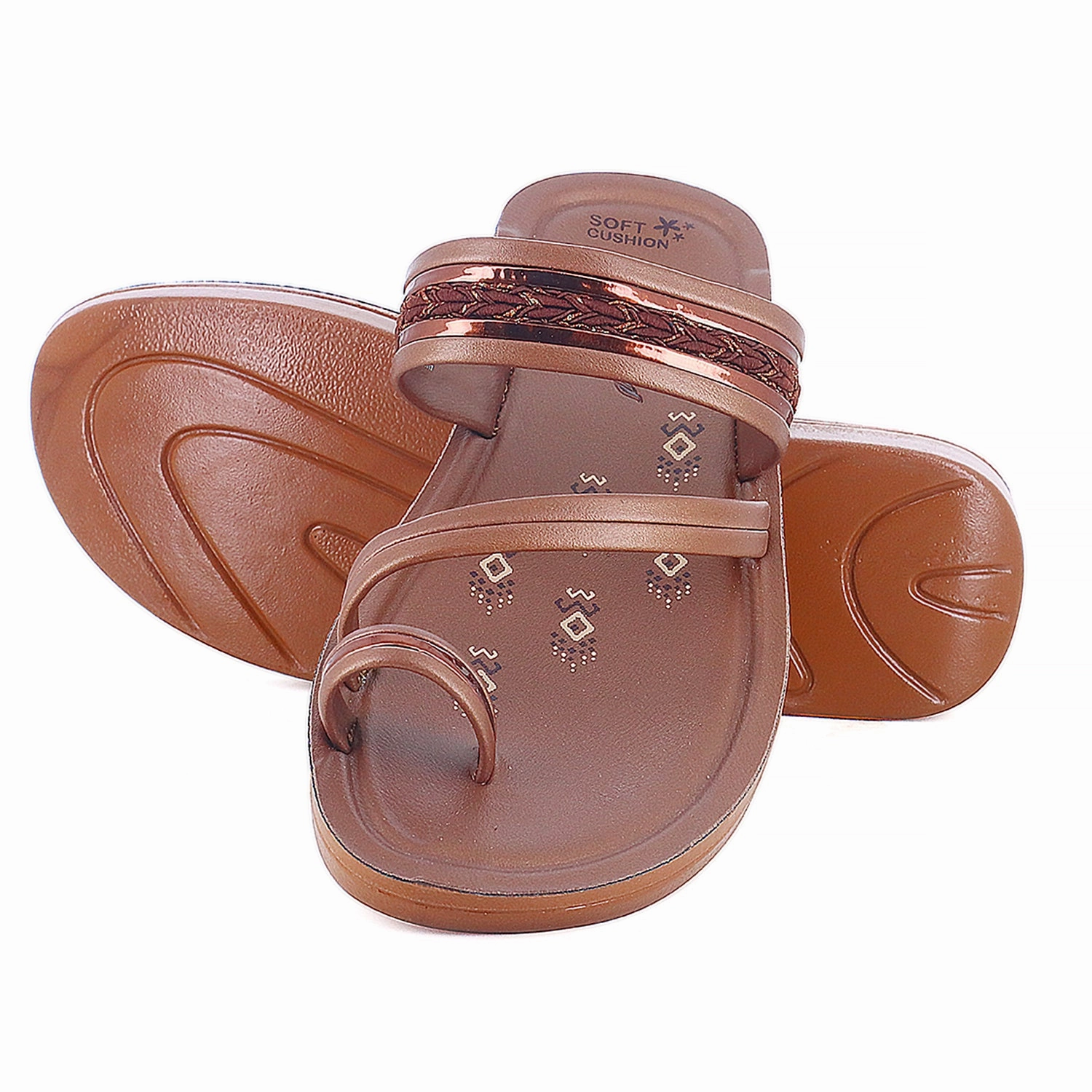 Flip-flops For Women PUL 205 Flip Flops With Green Tag