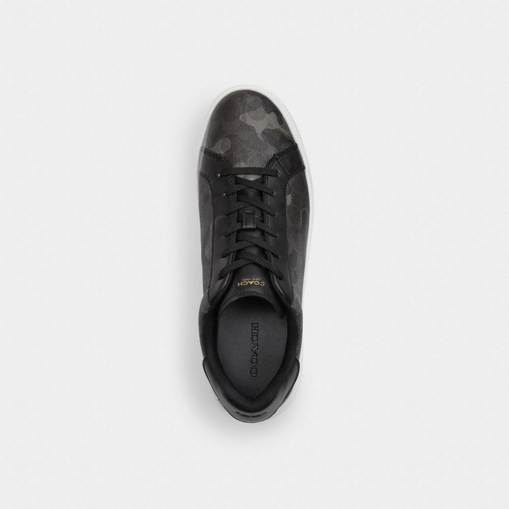 All Trails Shoes Coach High Line Sneaker In Signature Camo Print Camo   Black