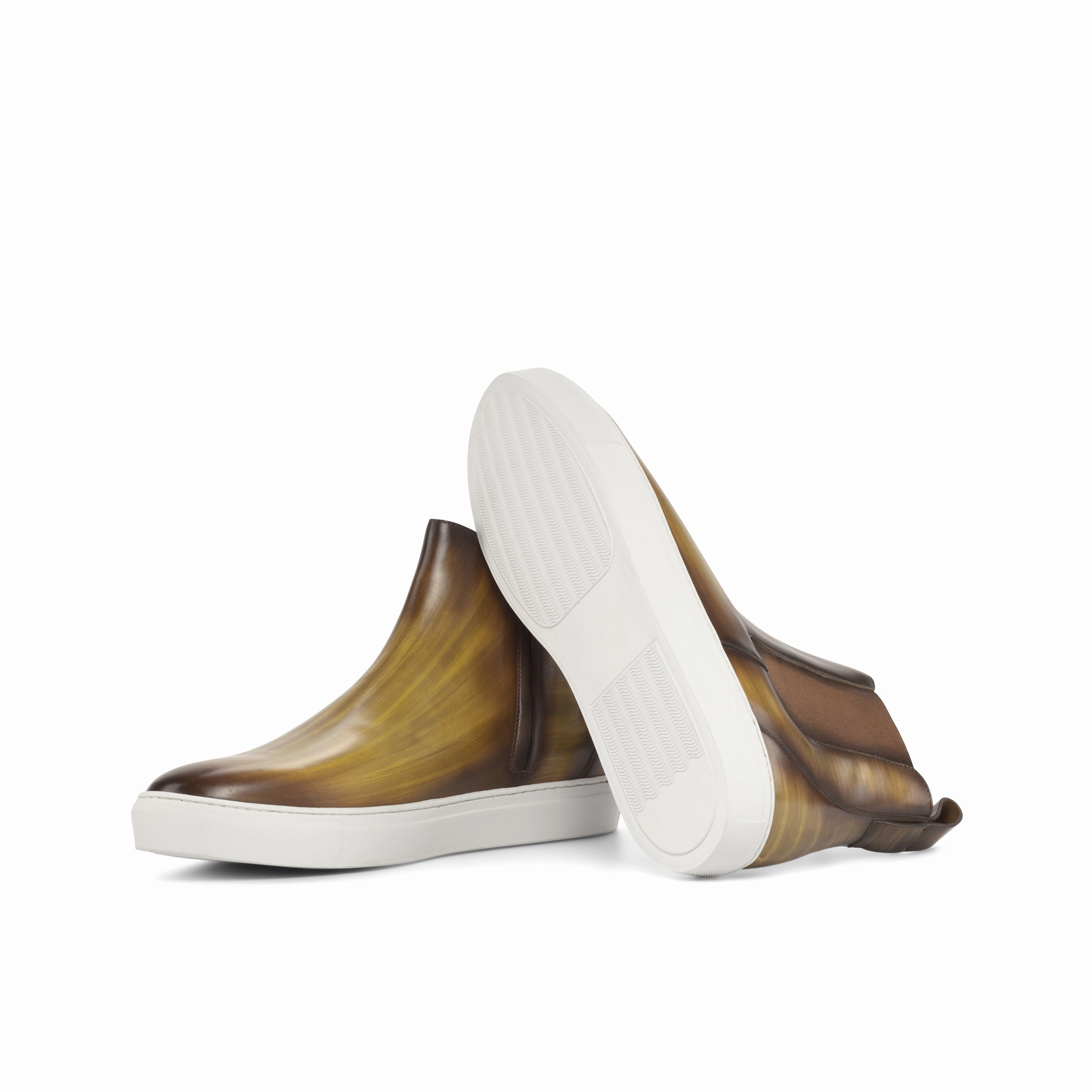 Gore-tex Chelsea Boots Cognac Regular Patina Chelsea Sneaker Boots