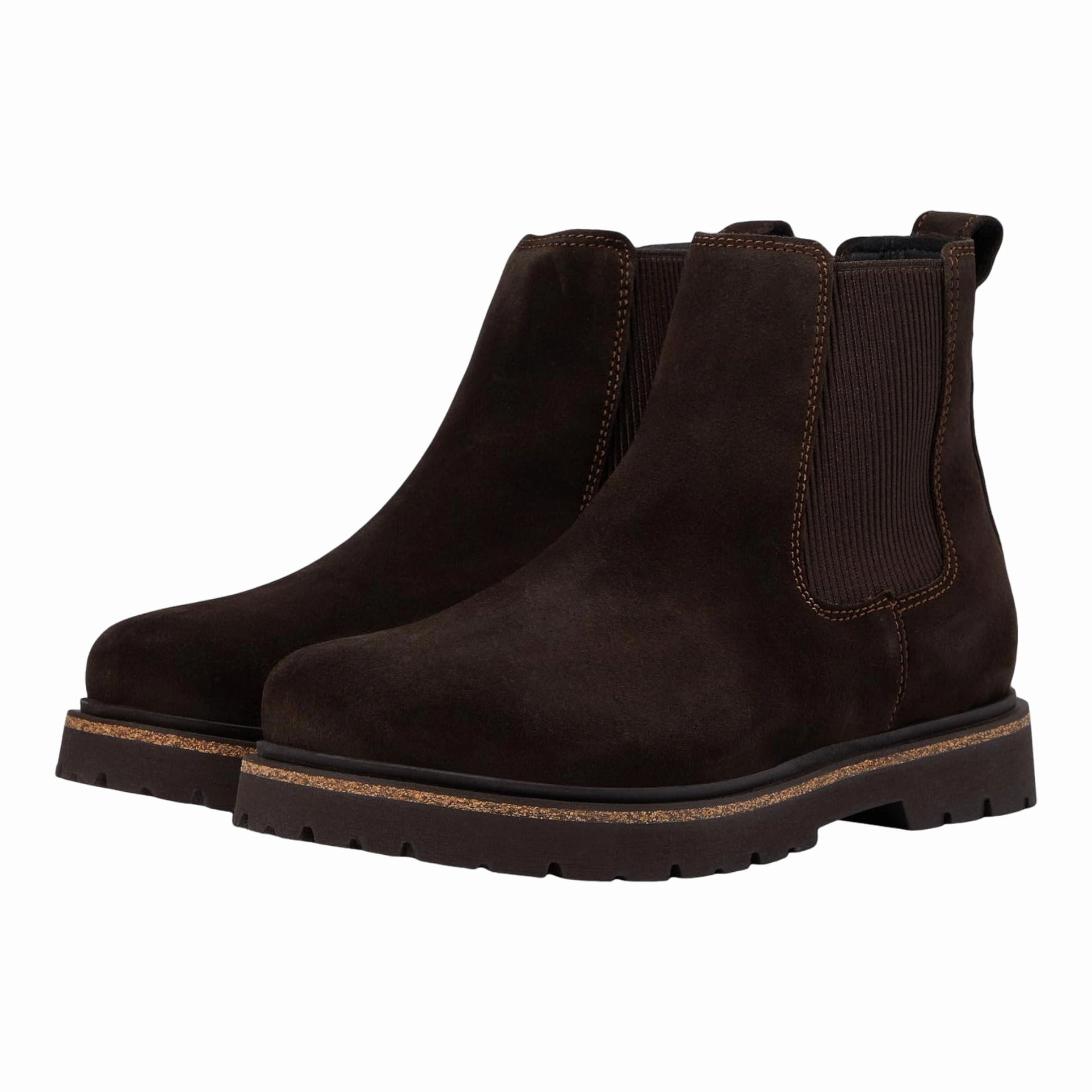 Highwood Slip On Men's Suede Leather Rain Boots For Cheap