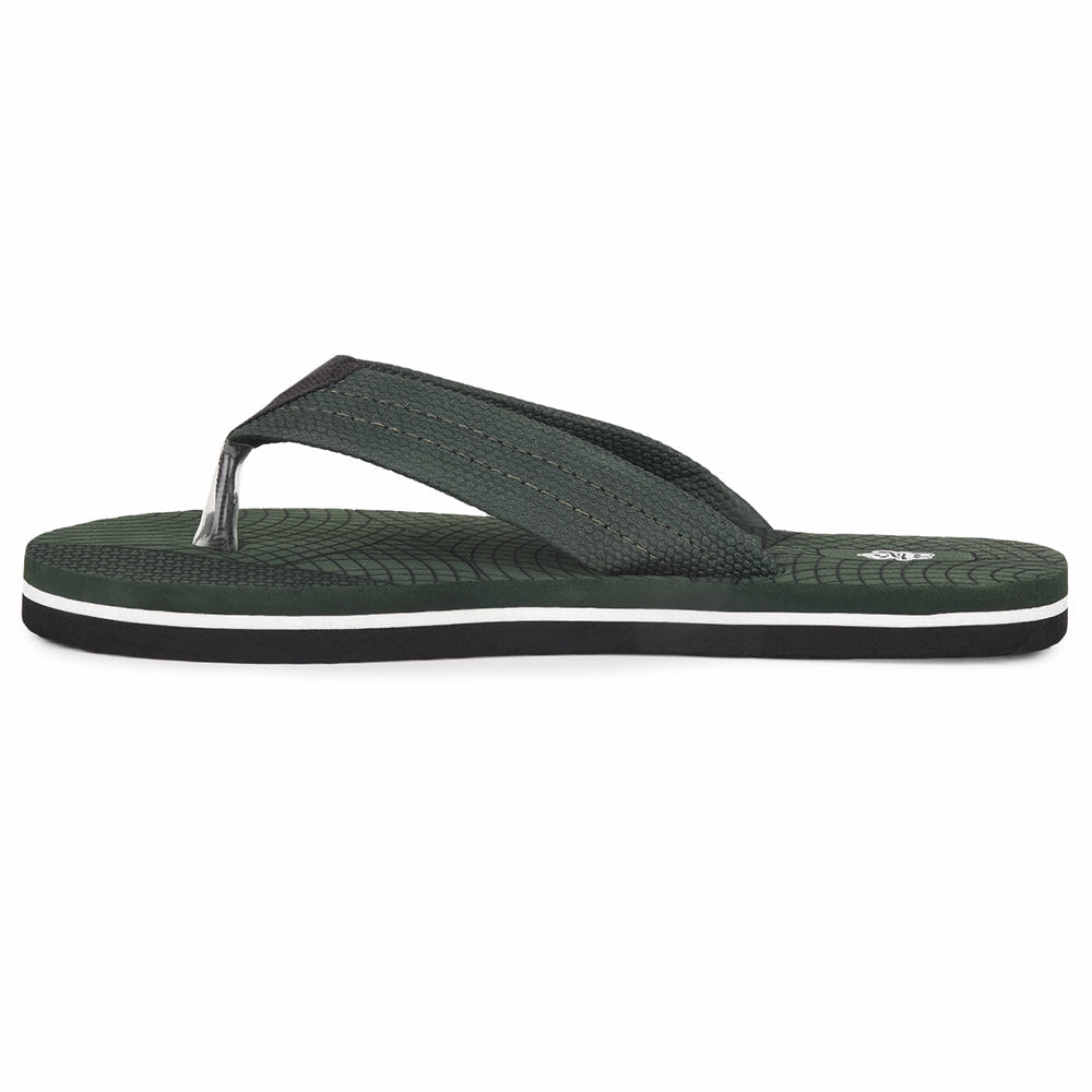 AHA Casual Olive Green Flip Flop For Men ORTHO-20 By Liberty Bad Feet In Flip Flops