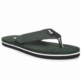 AHA Casual Olive Green Flip Flop For Men ORTHO-20 By Liberty Icon Flip Flops