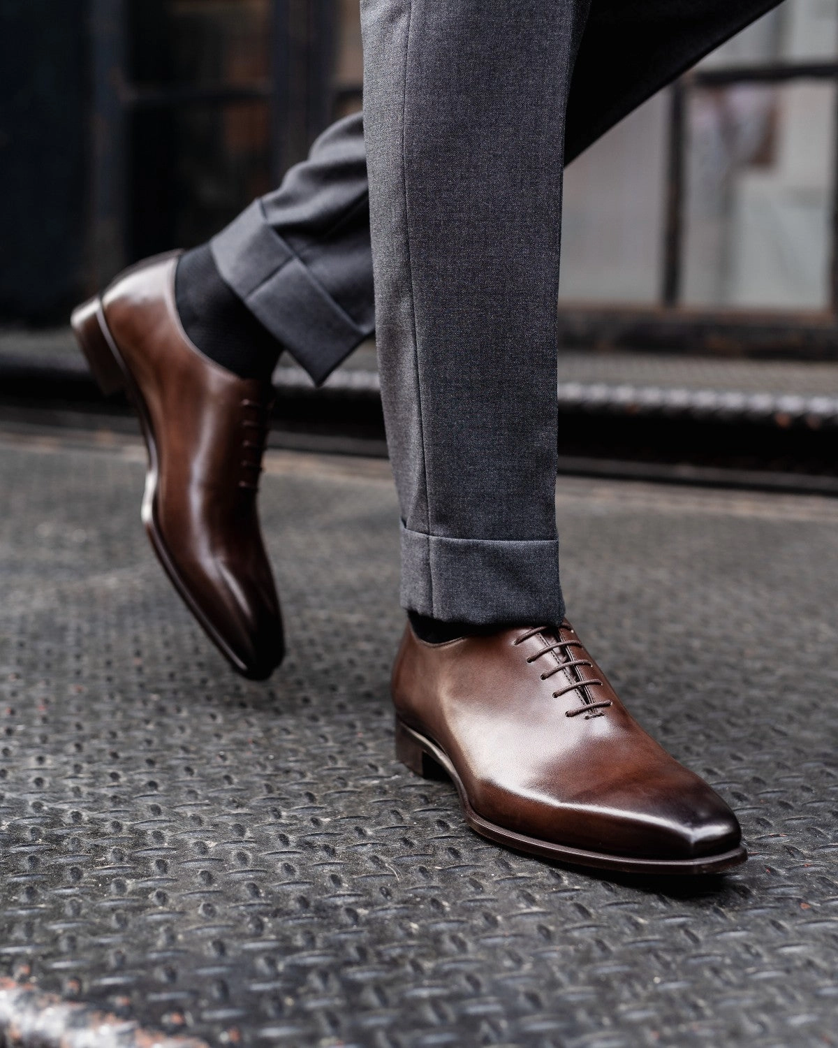 Oxford Valley The Ramses Wholecut Oxford - Dark Brown Chocolate