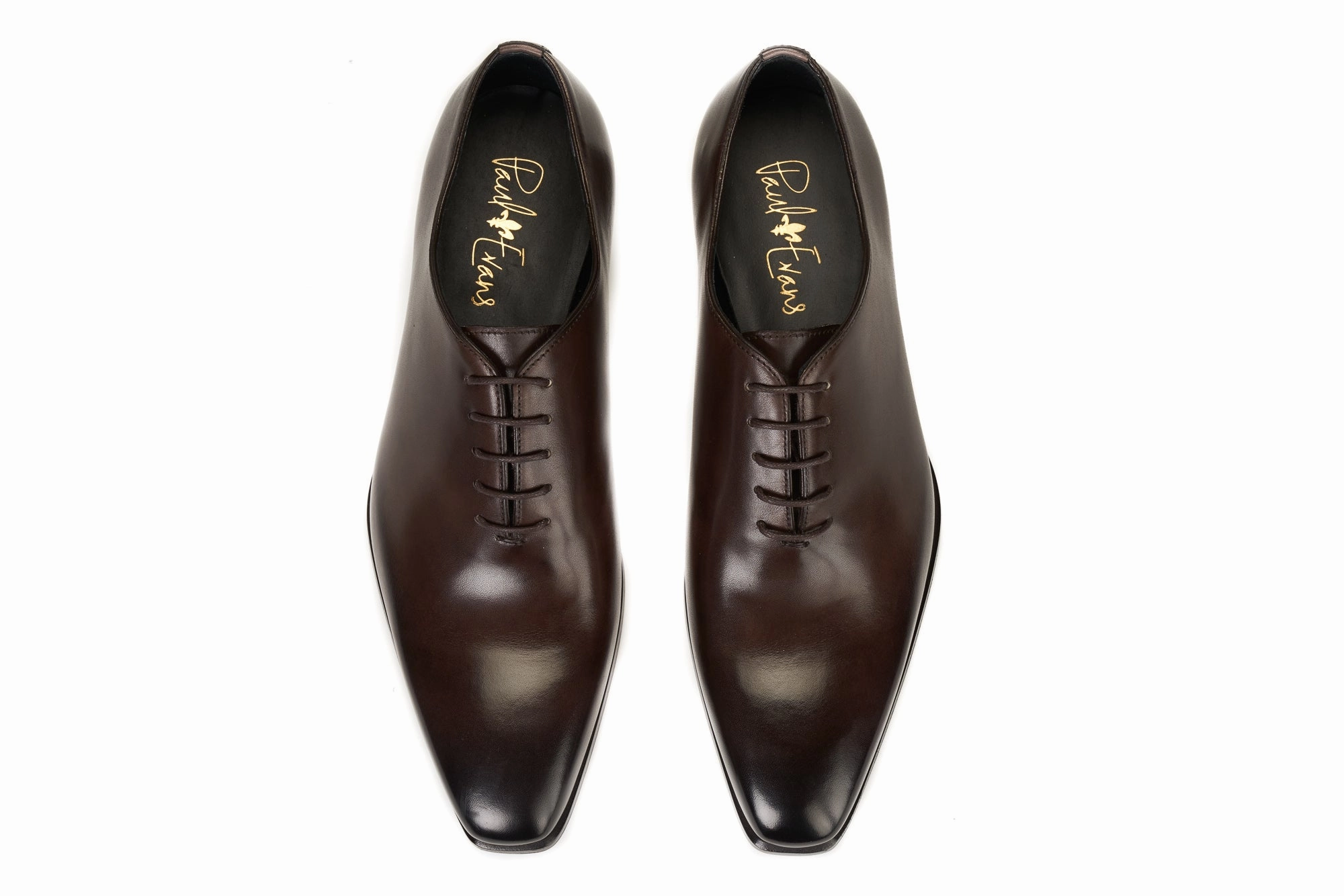 The Ramses Wholecut Oxford - Dark Brown Chocolate Oxfords With Black Pants
