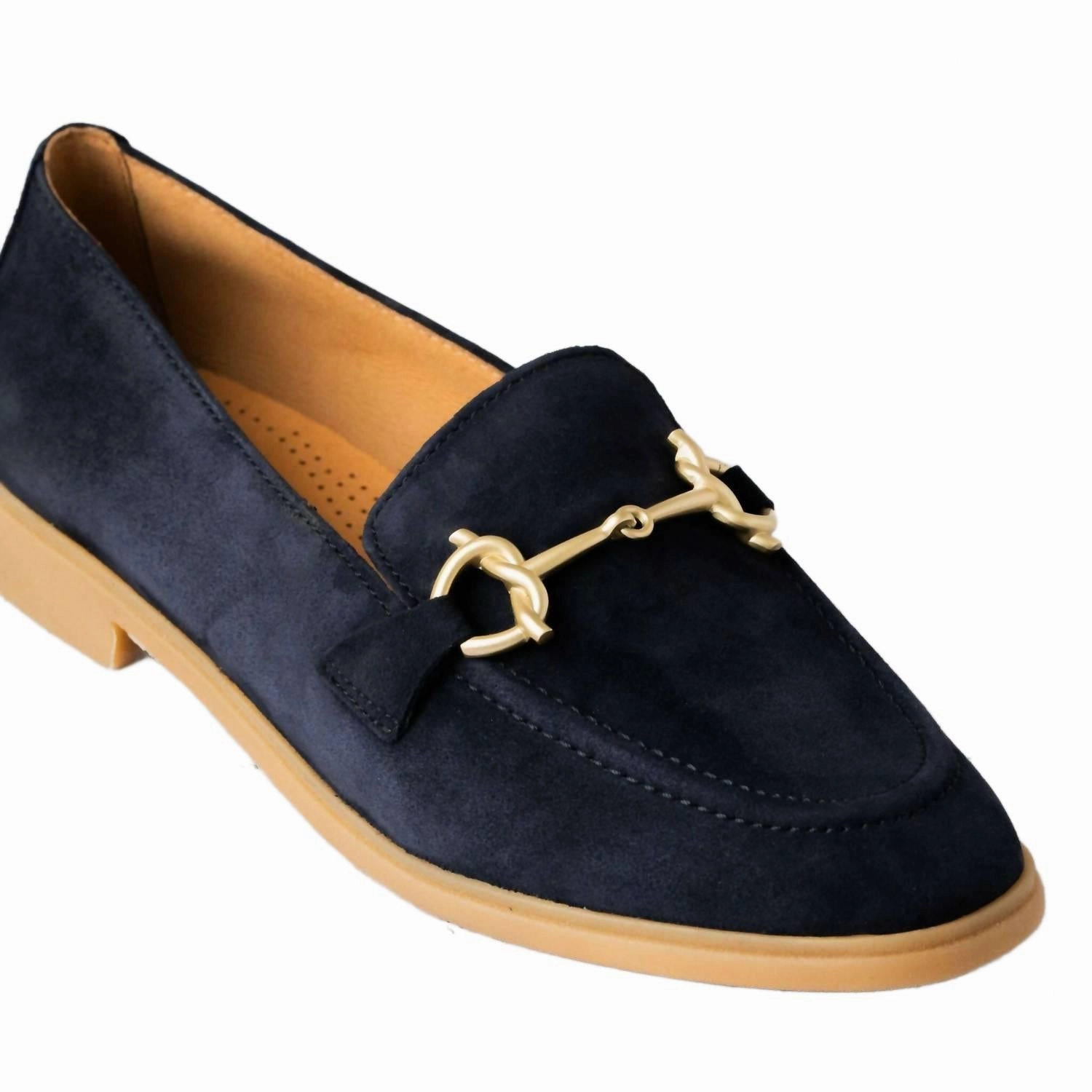 Women's Suede Loafers In Atlantic Blue Shop Platform Loafers On Sale