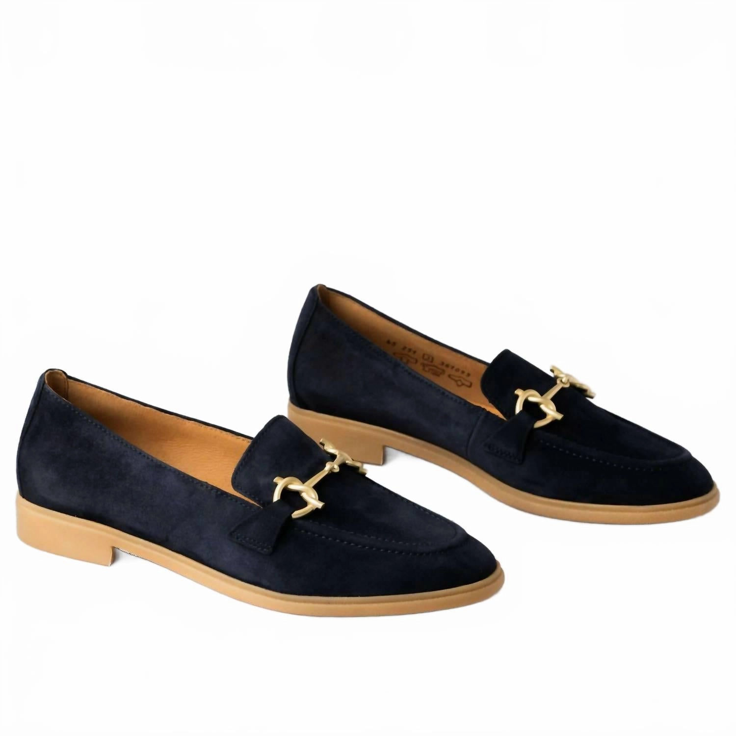 Loafers 1970s Women's Suede Loafers In Atlantic Blue