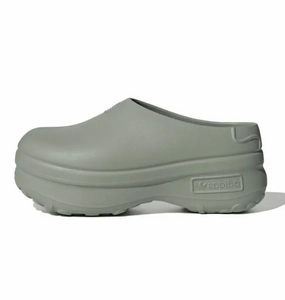Minimalist Slippers LADIES' ADIFOM STAN SMITH MULE SHOES - Sil Green