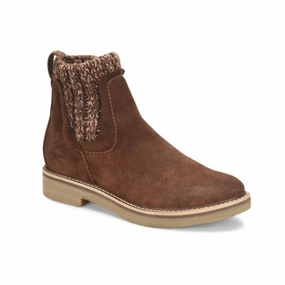 Comfortiva Rawnie Boot in Rich Brown - Women's High Shaft Chelsea Boot