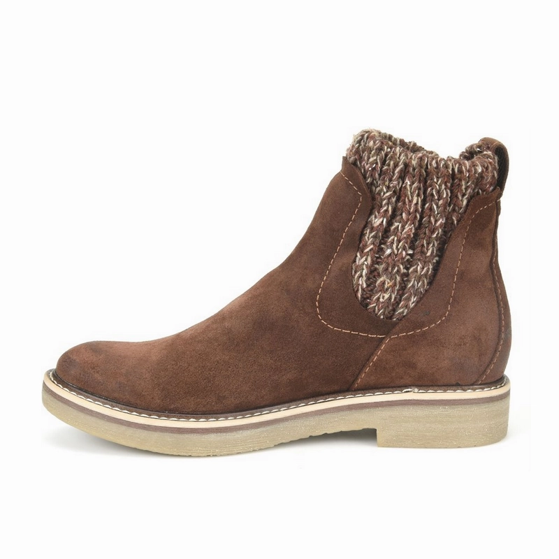 Universal Thread Chelsea Boots Comfortiva Rawnie Boot in Rich Brown - Women's