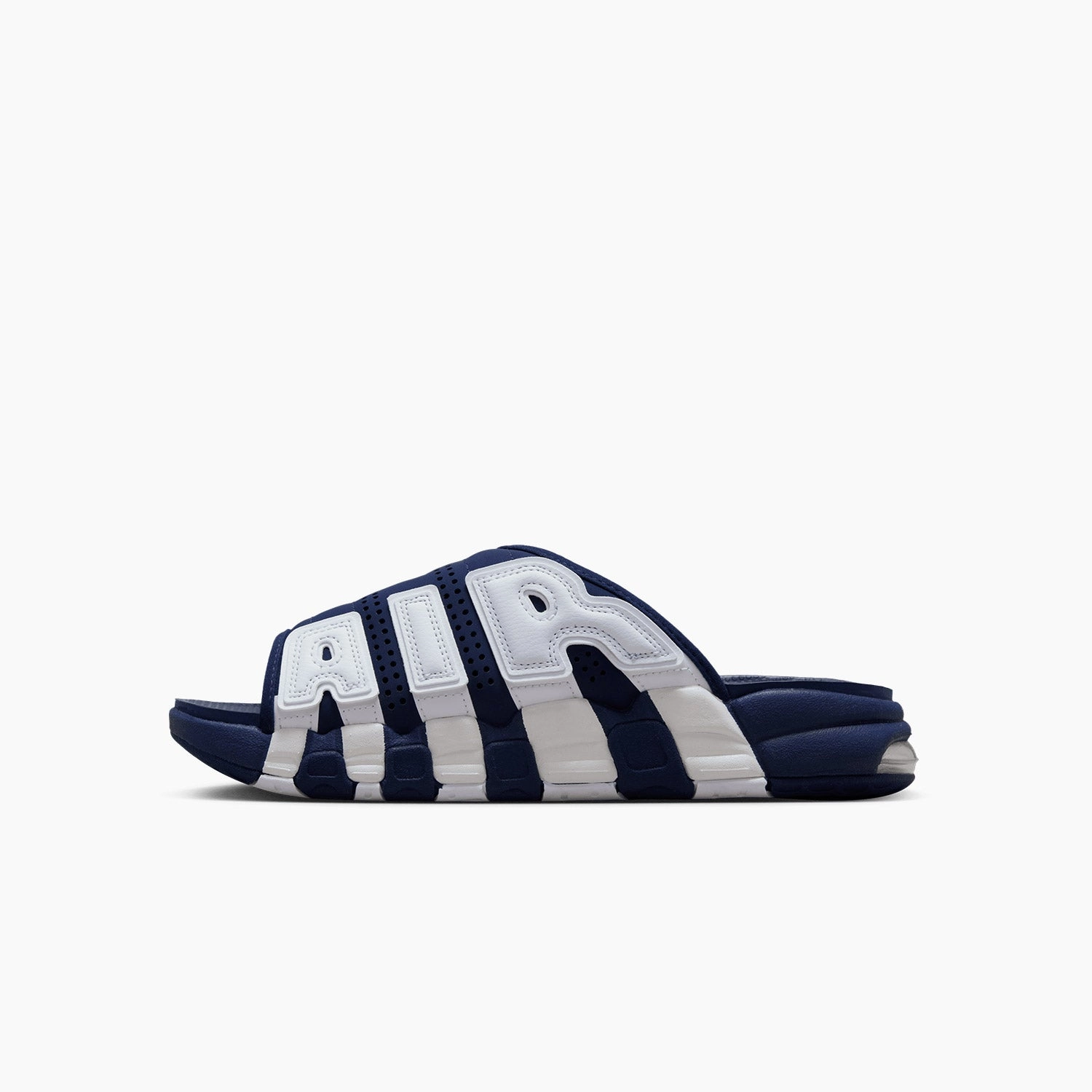 Asu Slippers Men's Air More Uptempo Slide "Olympic"