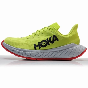 Hoka One One Carbon X 2 Men's Running Shoe - Evening Primrose/Fiesta Initiator Running Shoes