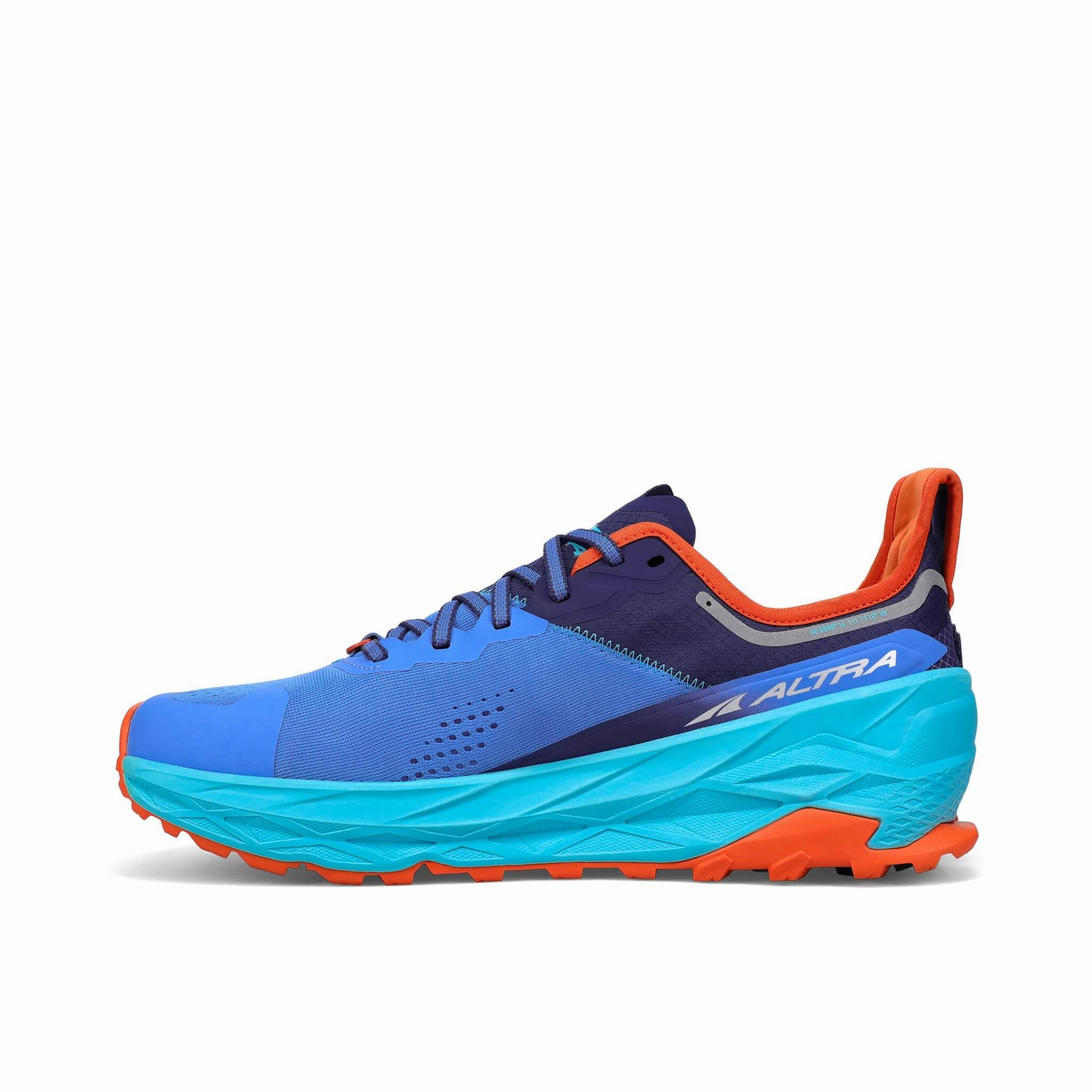 Rocker Trail Altra | Men's Olympus 5 Running Shoes - Blue