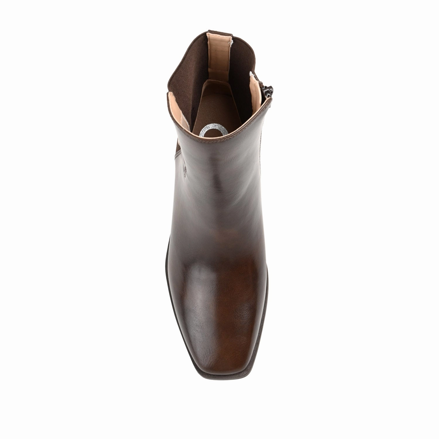 Low Ankle Chelsea Boots AUBRIE SQUARE TOE BOOTIES IN VEGAN LEATHER