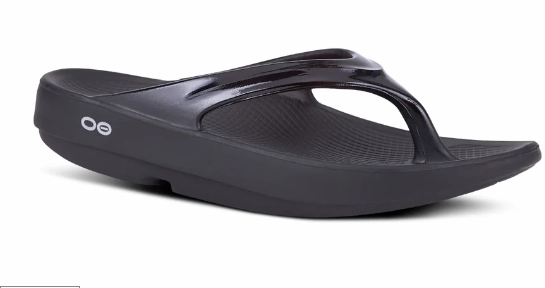 Faherty Flip Flops OOFOS 1401 OOLALA  - BLACK
