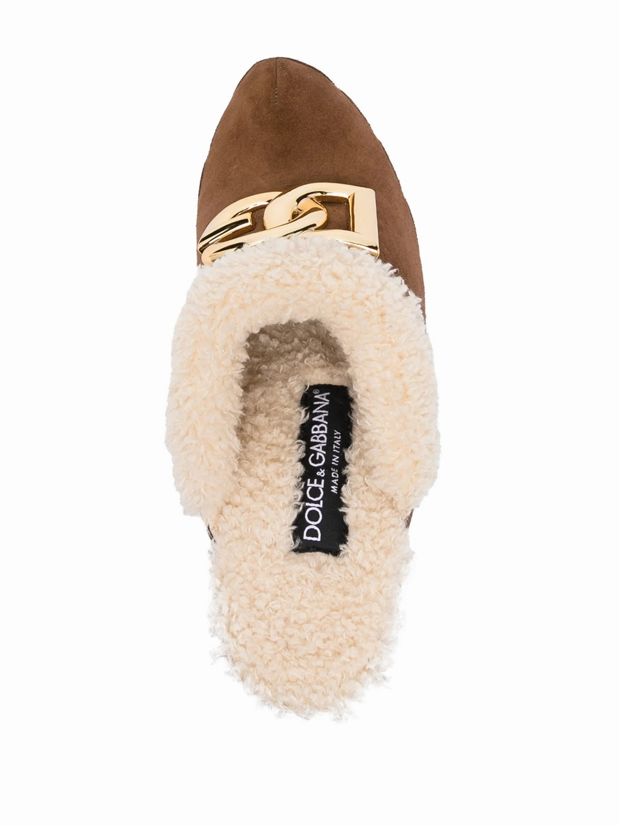 Clogs From The 80s 130mm suede platform clogs