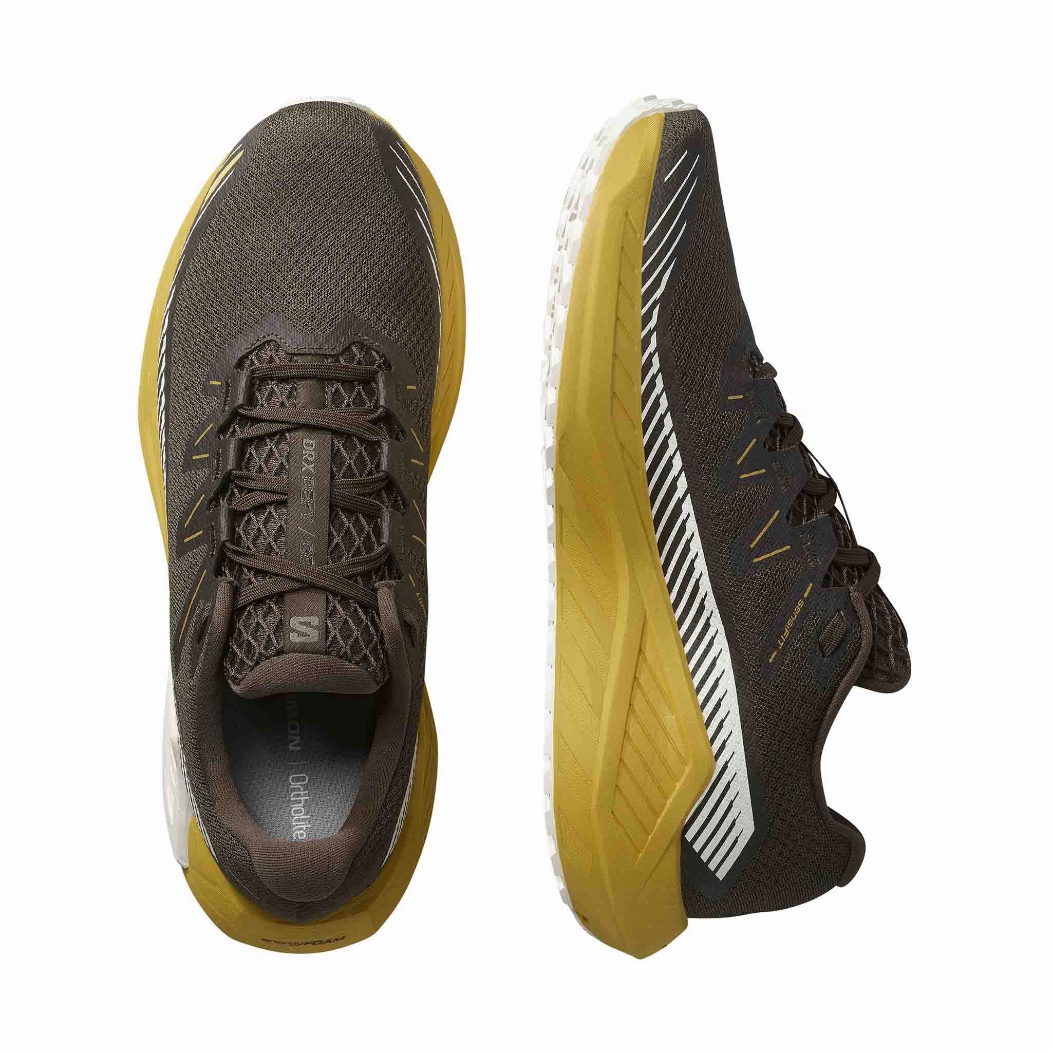 Salomon | Men's DRX Defy Gravel Running Shoes - Wren/Spicy Mustard/Vanilla Ice Best Shoes For Inca Trail