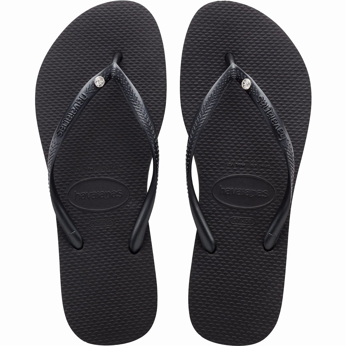 Women's Slim Crystal SW II Sandal Luxury Brand Flip Flops