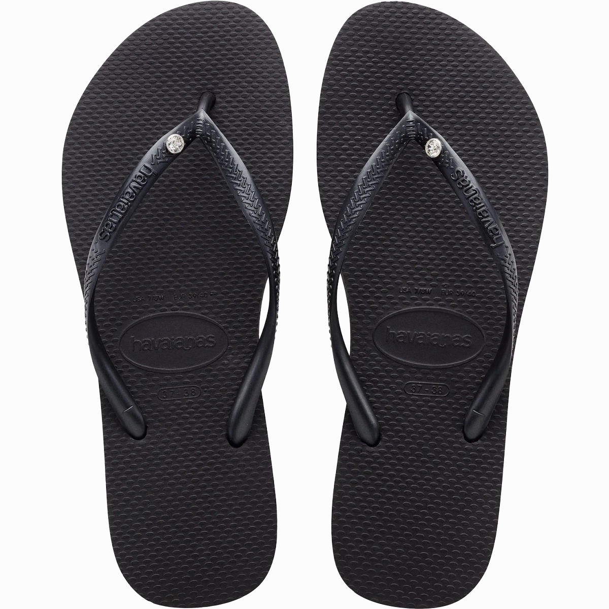 Fat Flip Flops Women's Slim Crystal SW II Sandal