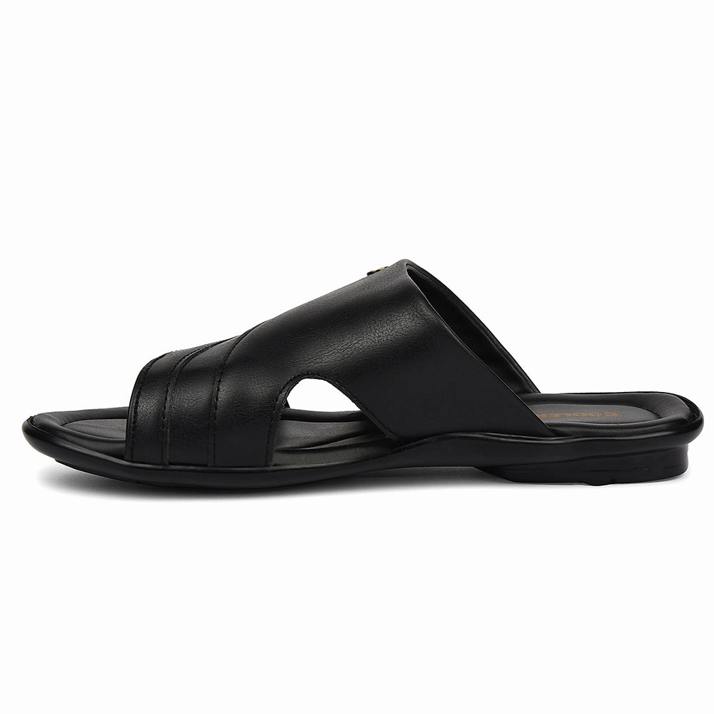 Teva Flatform Sandals Coolers Black Casual Flat Sandal For Men SENTOS-1 By Liberty