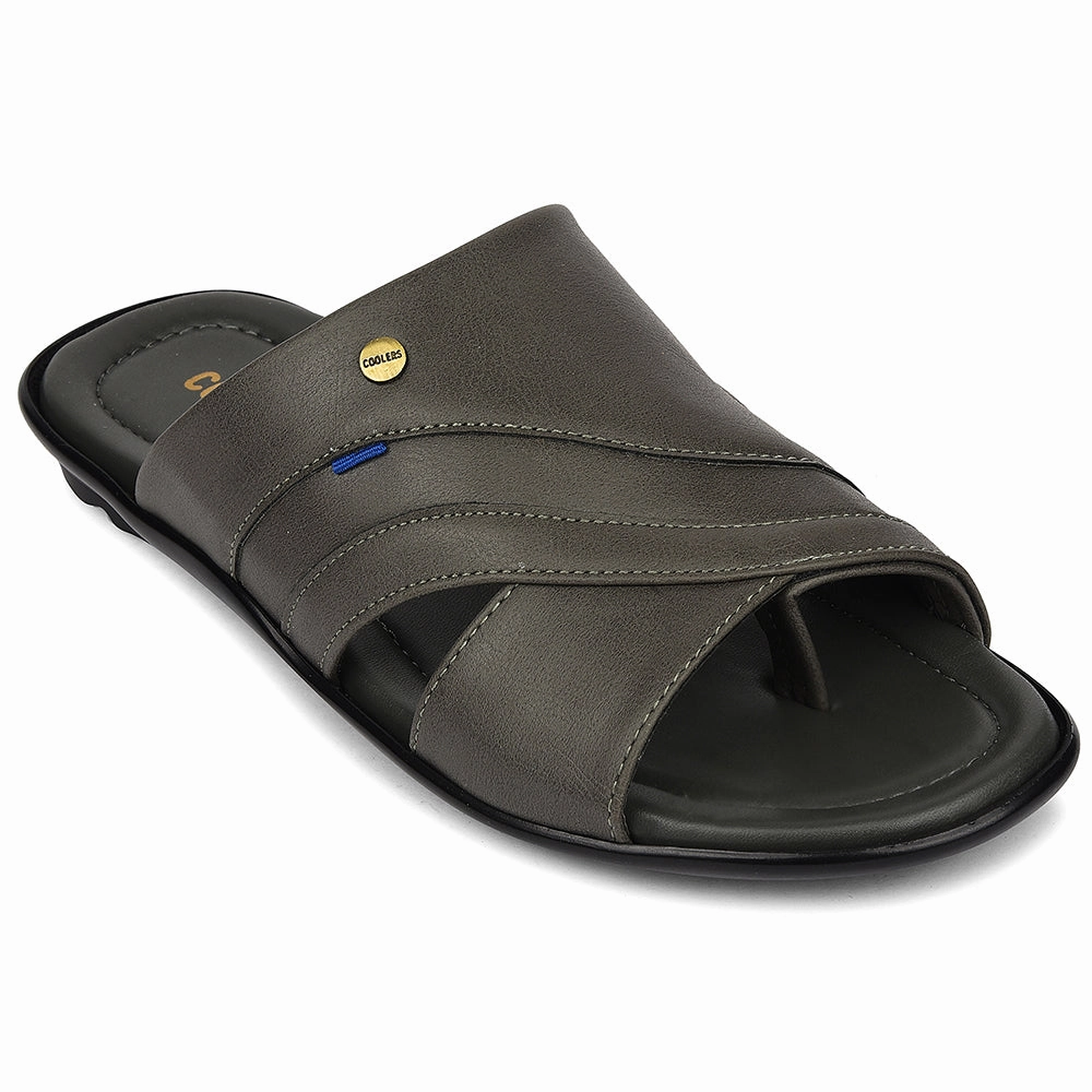 Sandals Chinese Coolers Grey Casual Flat Sandal For Men SENTOS-1 By Liberty