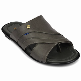 Laurieann Sandals Coolers Grey Casual Flat Sandal For Men SENTOS-1 By Liberty