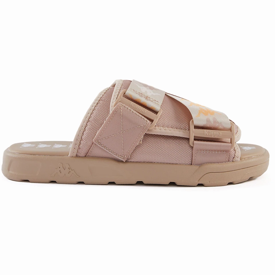 Kappa 222 Banda Mitel 8 Sandals - Beige / Light Yellow Unisex Slippers