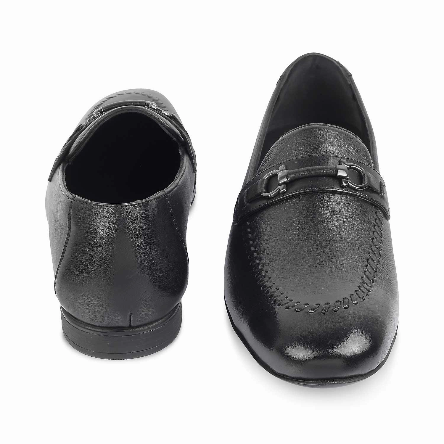Riali Loafers The Bologna Black Men's Leather Loafers Tresmode
