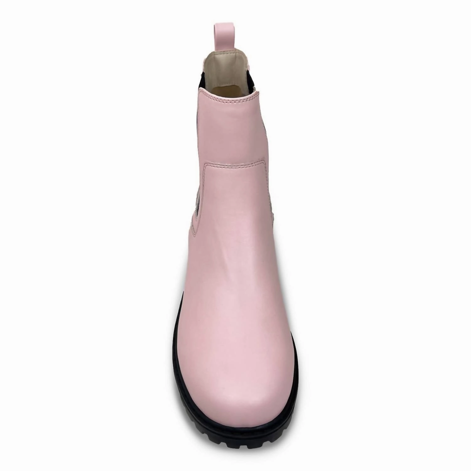 Kids Miss Chelsea Boot In Light Pink Shiny Leather Chelsea Boots