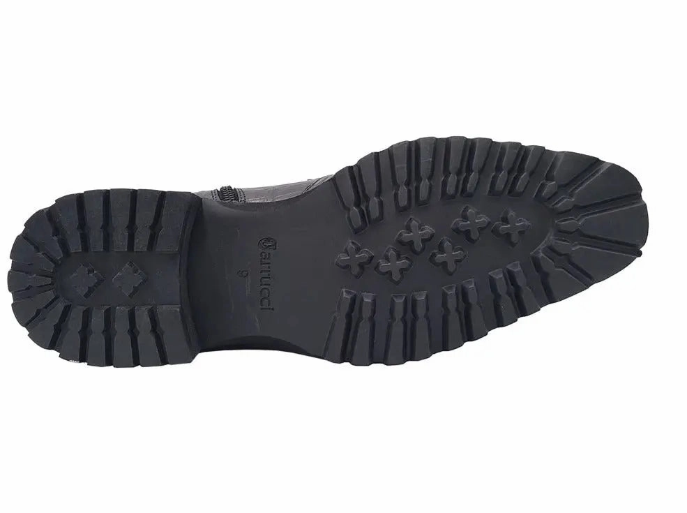 Men's Lace-up Boots Alligator Embossed Snip Toe Boots