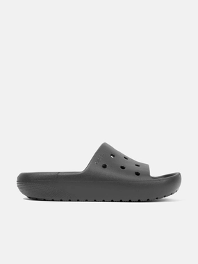 Slippers With Hard Soles Crocs Kids Classic Slide in Black