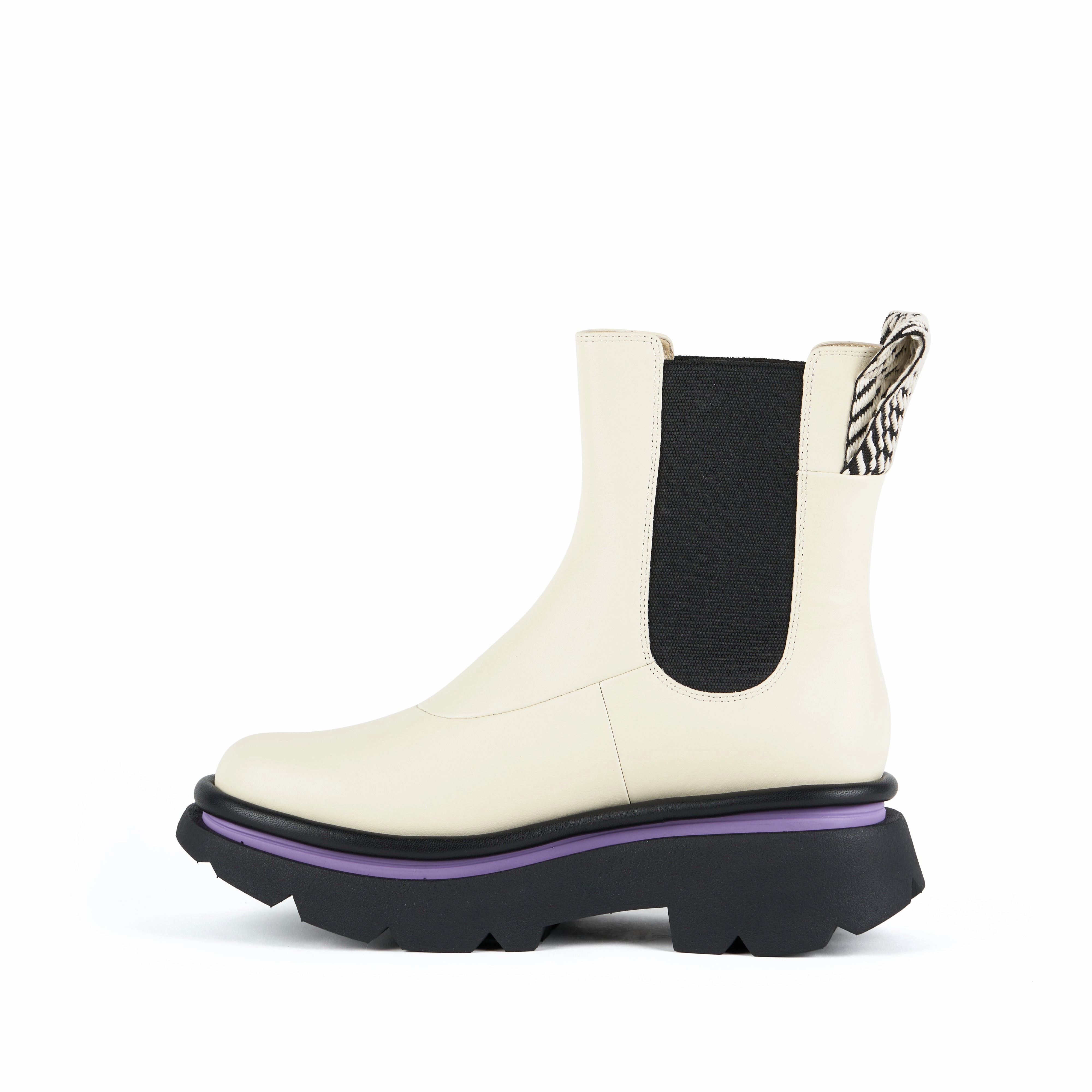 Dainty Chelsea Boots CRUNCH CHELSEA BOOT IVORY