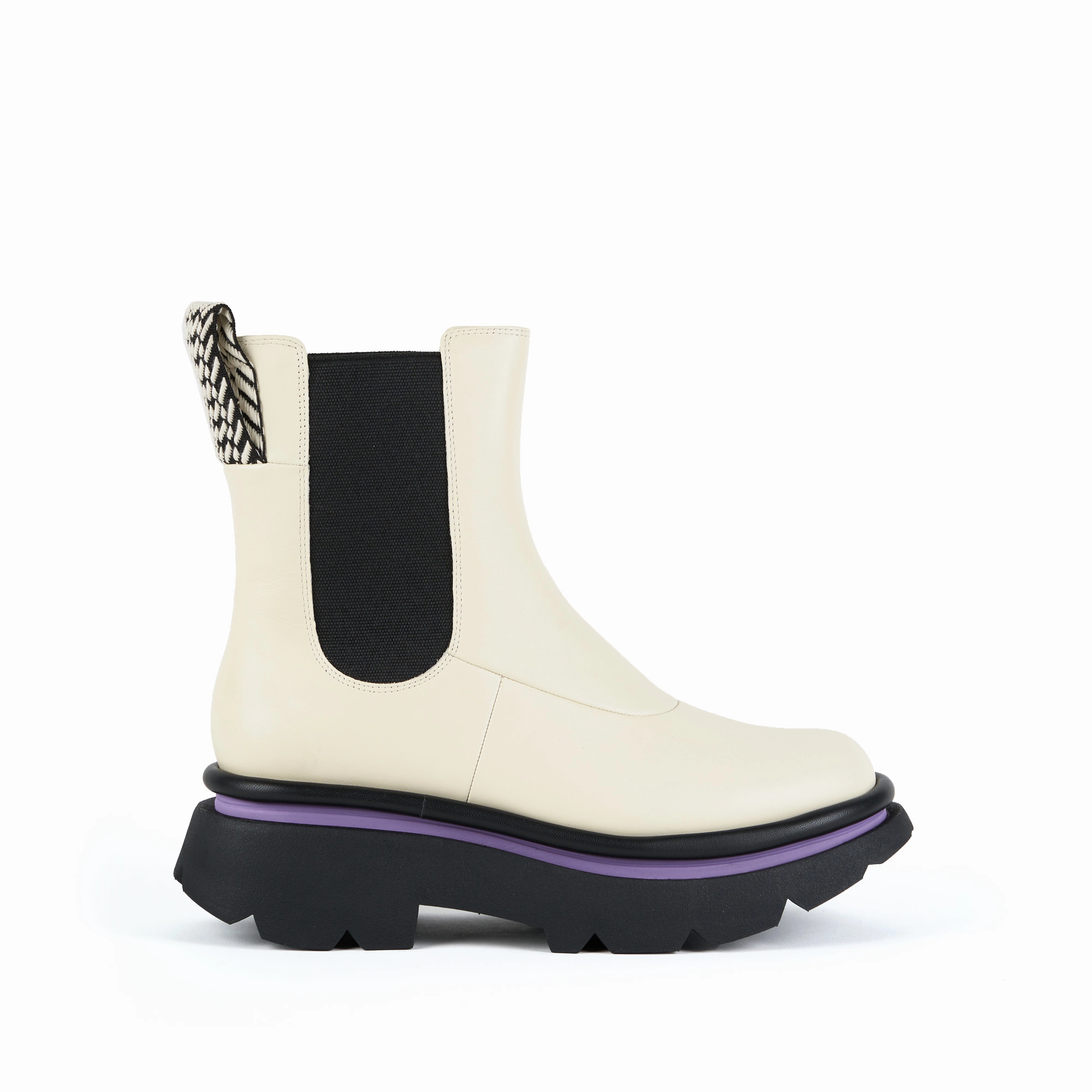 Chelsea Boots With Shorts CRUNCH CHELSEA BOOT IVORY