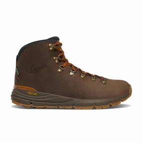Keen Insulated Waterproof Hiking Boots Danner Men's Mountain 600 Leaf GTX - Loam Brown/Glazed Ginger