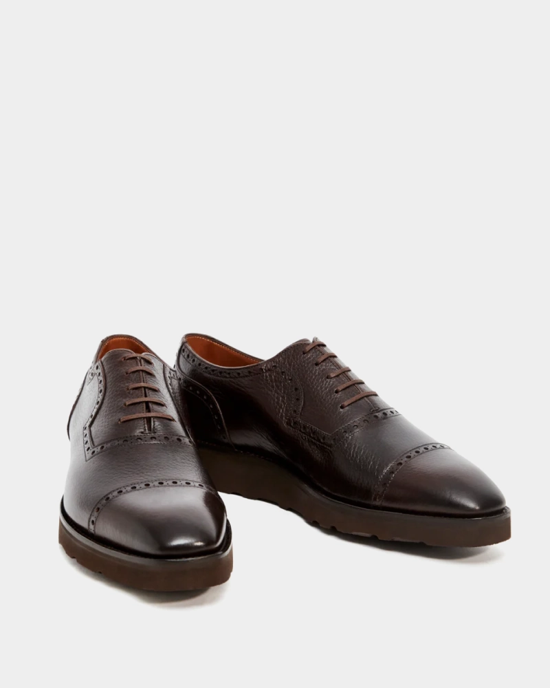Dark Brown Brogue Lightweight Dress Shoe Definition Oxford