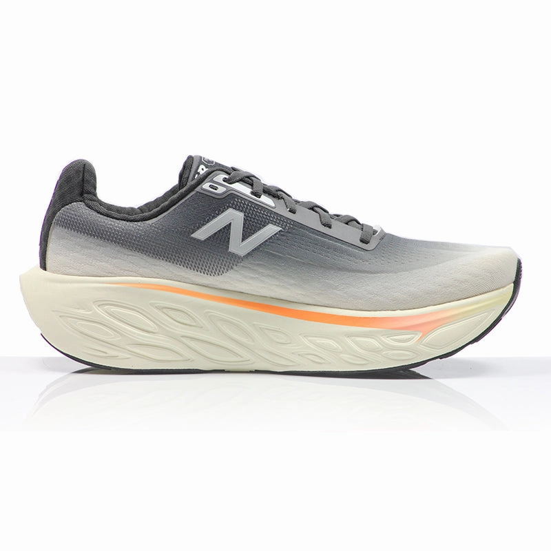 New Balance Fresh Foam X 1080v14 Wide Fit Men's Running Shoe - Black Cement/Angora/Hot Mango Best Running Shoes Achilles Tendonitis