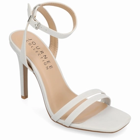 Journee Collection Women's Yevva Pumps Ankle Socks With Heels