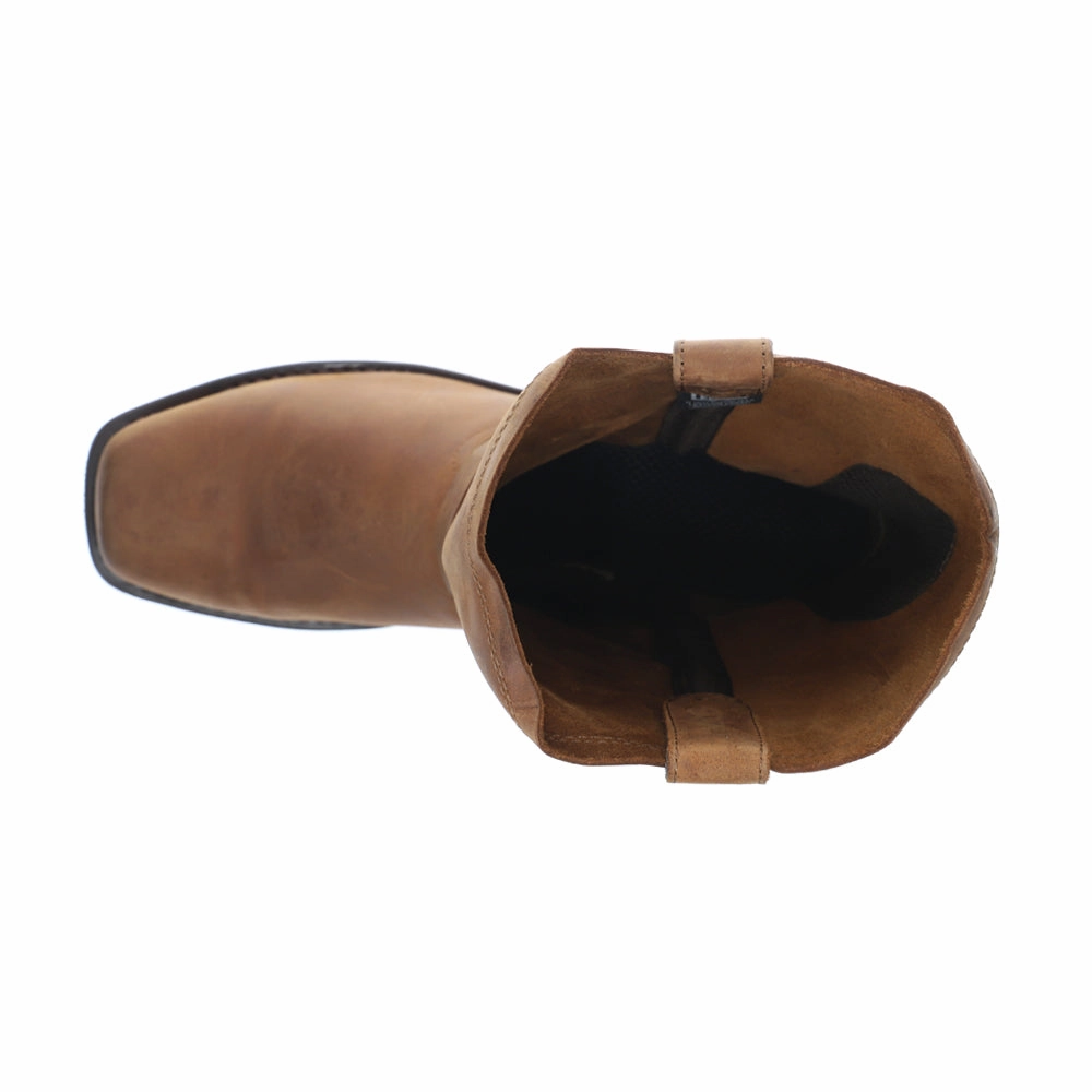 Boots Flat Boots Dean Harness Square Toe Pull On Motorcycle Cowboy Boots