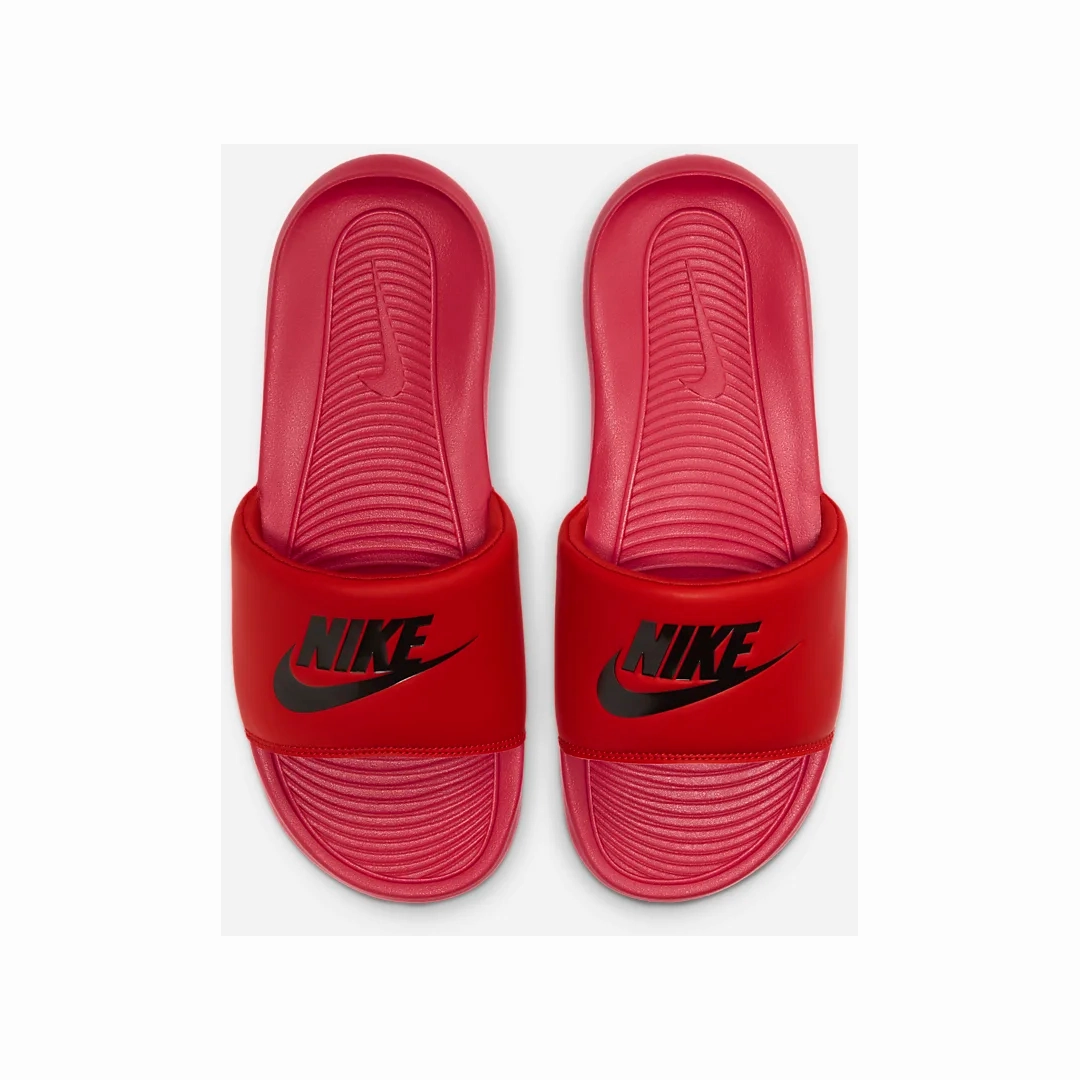 Slippers In Sale Nike Men's Victori One Slides - University Red / Black
